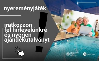 Iratkozzon fel hírlevelünkre és nyerjen 2 fős kikapcsolódást